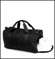 Дорожная спортивная сумка унисекс для путешествий и занятий спортом. Мужская женская для тренировок с отделением для обуви и влажных вещей