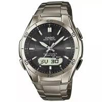 Часы наручные CASIO R WVA-M640TD-1A титан+радио контроль