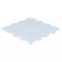 Коврик-пазл массажный Ортодон Трава мягкая 1 сегмент, голубой пастельный, 1 элемент