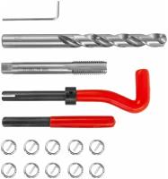 Набор для восстановления резьбы M12x1.75, 15 предметов Thorvik TRIS12175