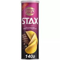 Чипсы Lay's Stax картофельные, барбекю, 140 г