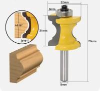 Фигурная фреза/торцевая/кромочная/хвостовик 8мм