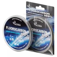 Флюорокарбоновая леска ALLVEGA FX FLUOROCARBON 100% d=0.35 мм, 30 м, 10.27 кг, прозрачный, 1 шт