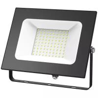 Прожектор LED 100W холодный свет 6500К 220V IP65 черный Gauss Elementary