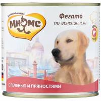 Корм для собак Мнямс Фегато по-венециански для крупных пород собак (телячья печень с пряностями)