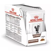 Влажный корм для кошек Royal Canin Gastro Intestinal, при проблемах с ЖКТ, с птицей 12 шт. х 85 г