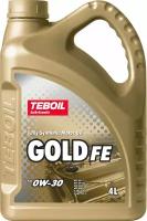 Масло моторное TEBOIL Gold FE 0W-30 синтетическое 4 л 3468078