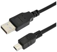 Кабель провод mini USB - USB-A 0.2 м для зарядки и передачи данных