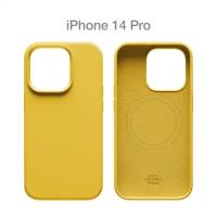 Силиконовый чехол COMMO Shield Case для iPhone 14 Pro с поддержкой беспроводной зарядки, Commo Yellow