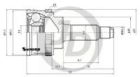 Шрус внешний abs Jd JCT0041A