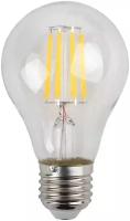 Лампочка светодиодная ЭРА F-LED A60-9W-827-E27 Е27 9Вт филамент груша теплый белый свет арт. Б0043433 (1 шт.)