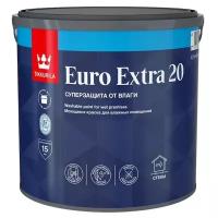 TIKKURILA EURO EXTRA 20 краска моющаяся для влажных помещений, база A (2,7л)