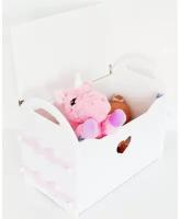 Сундук для игрушек «Сердце», цвет розовый