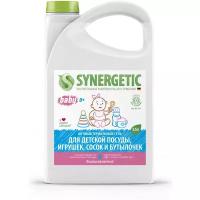 Synergetic гель для мытья детской посуды, игрушек, сосок и бутылочек Baby сменный блок, 3.5 л