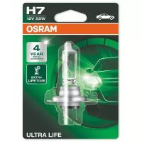 Лампа автомобильная галогенная OSRAM Ultra Life 64210ULT-01B H7 12V 55W PX26d 1 шт