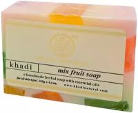 Мыло ручной работы с фруктовыми экстрактами (handmade soap) Khadi Natural | Кади Нейчерал 125г