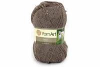 Пряжа Yarnart Tweed коричневый/меланж (229), 60%акрил/30%шерсть/10%вискоза, 300м, 100г, 1шт