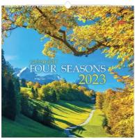 Календарь настенный перекидной 45х45см Four Seasons на 2023г бумага мелованная на гребне с ригелем
