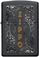 Оригинальная бензиновая зажигалка ZIPPO Classic 49535 с покрытием Black Matte - ZIPPO