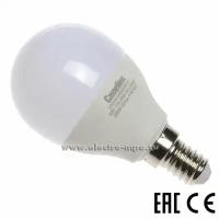 Лампа 10Вт LED10-G45/830/E14 220В 3000К светодиодная шарик тёплый белый свет (Camelion)