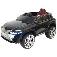 RiverToys Автомобиль Lexus E111KX, черный глянец