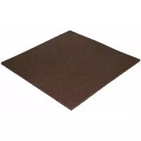 Резиновая плитка 500х500х10 мм, коричневая
