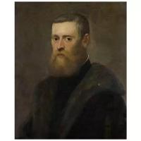 Репродукция на холсте Портрет мужчины (1550-1575) Тинторетто 30см. x 37см