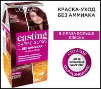 L'Oreal Casting Creme Gloss Стойкая краска-уход для волос без аммиака, оттенок 426, Ледяная сангрия