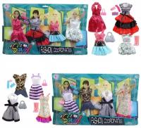 Одежда и аксессуары для куклы высотой 29 см 2 шт в ассортименте (4 наряда, обувь, 2 сумочки) 3312-B