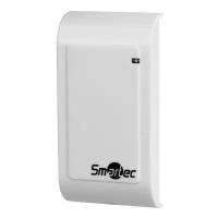 Считыватель Smartec ST-PR011EM-WT расстояние считывания 3-8 см, карты EM-Marin, выход Wiegand, 12 В, 30 мA, -45...+60 °С, 82х42х15 мм, белый