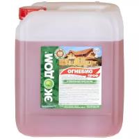 Огнебиозащитный пропиточный состав для древесины розовый Экодом Огнебиопроф (11кг)