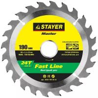 Пильный диск STAYER Fast Line 3680-190-30-24 190х30 мм
