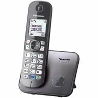 Радиотелефон домашний DECT Panasonic KX-TG6811RUM, серый металлик