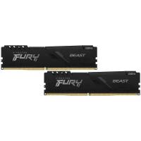 Оперативная память Kingston DDR4 8Gb (2x4Gb) 3200 MHz pc-25600 FURY Beast Black (KF432C16BBK2/8)