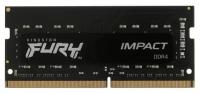 Модуль памяти SO-DIMM DDR4 16Gb PC25600 3200Mhz Kingston Fury Impact (KF432S20IB/16)