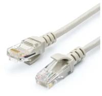 Патч-корд UTP, 5 m, литой, RJ45, Cat.5e, ATCOM GEPLINK серый, 26AWG