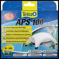 Компрессор Tetra APS 100 для аквариума 50 - 100 л (100 л/ч, 2.5 Вт, 1 канал, регулируемый), белый