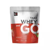 Протеин Take and Go Whey, 900 гр., клубника