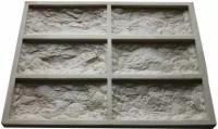 Форма для фасадного бетонного камня Майорка 0,2м2