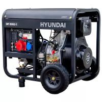 Дизельный генератор Hyundai DHY 8500 LE-3 7.2 кВт, электрогенератор с ручным и электро запуском двигателя