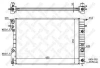 1025065Sxрадиатор Системы Охлаждения Opel Omega B 2025 Aut 9400 Stellox арт. 1025065sx