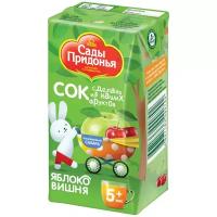 Сок Сады Придонья Яблоко-вишня (Tetra Pak), с 5 месяцев, 0.125 л