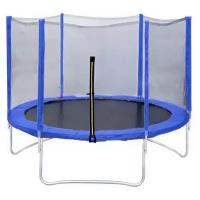 Каркасный батут DFC Trampoline Fitness 6FT-TR-LG с сеткой 183х183х215 см, голубой