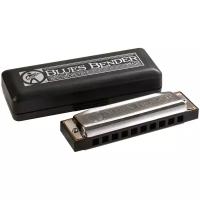 Губная гармошка Hohner Blues Bender (M58503X) D, черный/серебристый