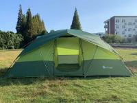 Палатка туристическая 4 местная MirCamping 1100 с тамбуром и двумя комнатами для отдыха на природе