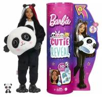 Кукла Барби в плюшевом костюме с пандой Cutie Reveal