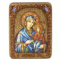 Подарочная икона Святая праведная Анна, мать Пресвятой Богородицы на мореном дубе 999-RTI-236m