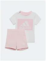 Комплект одежды adidas, размер 68, white/clear pink