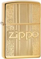 Зажигалка Zippo 29677 Бензиновая Pattern Design High Polish Brass