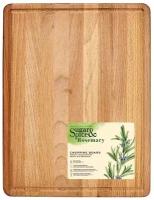 Доска разделочная Sugar&Spice Rosemary, деревянная, 37 x 28 x 1,6 см